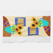 ひまわりキッチンティータオル キッチンタオル (横)