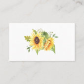 ひまわりキャンディベビーシャワーゲームカードの数 プレイスカード (裏面)