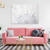 ひまわりキャンバス印刷 キャンバスプリント (インサイチュ (リビング))