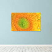 ひまわりキャンバス印刷 キャンバスプリント (インサイチュ (ウッドフロア))