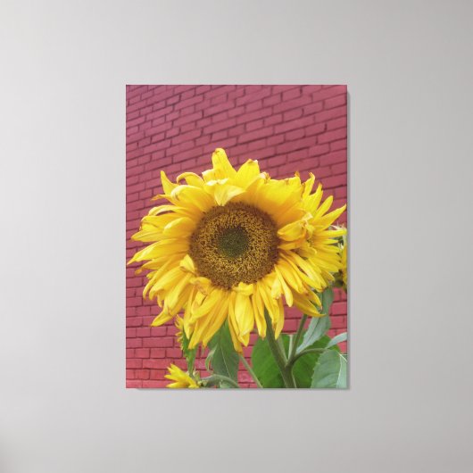 ひまわりキャンバス キャンバスプリント (正面)