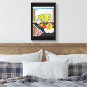 ひまわりキャンバス キャンバスプリント (インサイチュ (寝室))