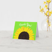 ひまわりキュートお誕生日カード1枚 カード (黄色い花)