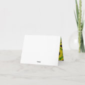 ひまわりキュートお誕生日カード1枚 カード (裏面)