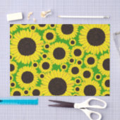 ひまわりキュート1歳の誕生日パーティーティッシュペーパー 薄葉紙 (クラフト)