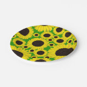 ひまわりキュート1歳プレート ペーパープレート (アングル)