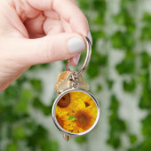 ひまわりキーチェーン キーホルダー (手)