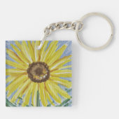 ひまわりキーチェーン キーホルダー (裏面)