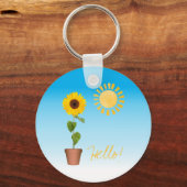 ひまわりキーチェーン キーホルダー (正面)
