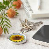 ひまわりキーリング キーホルダー (側面)