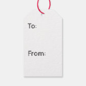 ひまわりギフトラベルフローラ馬ハッピーバースデー ギフトタグ (裏面)