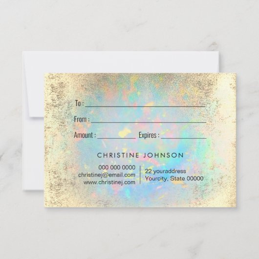 ひまわりギフト券 (裏面)