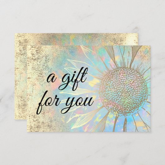 ひまわりギフト券 (正面/裏面)