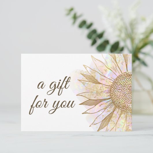 ひまわりギフト券 (スタンド正面)