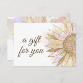 ひまわりギフト券 (正面/裏面)