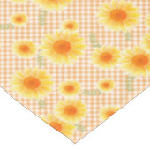 ひまわりギンガム テーブルクロス (アングル)