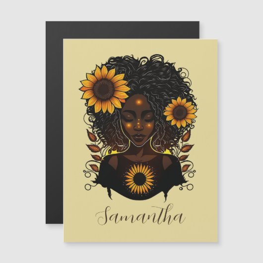 ひまわりクイーンアフロウーマン (正面/裏面)