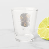 ひまわりクイーンアフロウーマン ショットグラス (裏面)