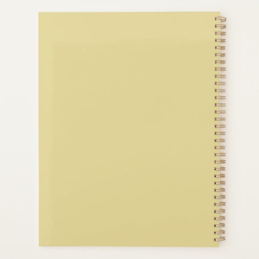 ひまわりクイーンアフロウーマン プランナー手帳 (裏面)