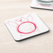 ひまわりクマのコルクコースター コースター (左側)