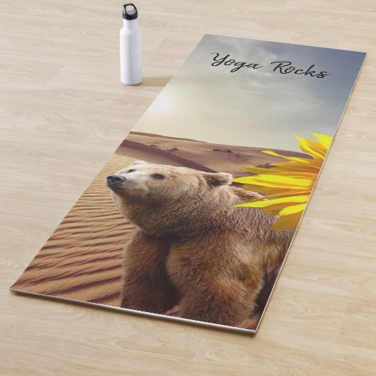 ひまわりクマフローラヨガマット ヨガマット (インサイチュ)