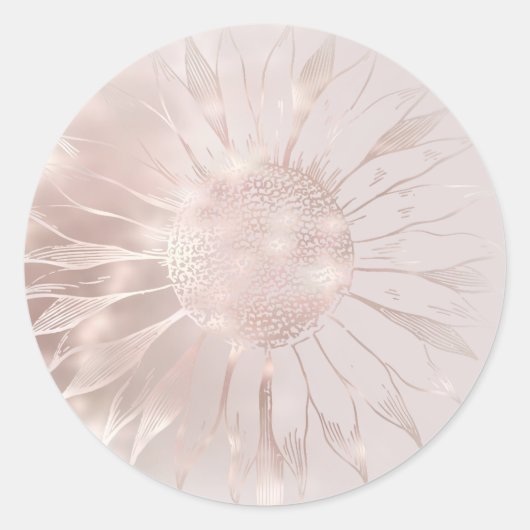 ひまわりクラシック丸シール ラウンドシール (正面)