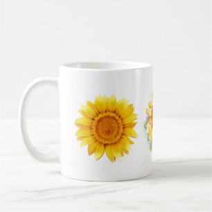 ひまわりクラシック花マググ コーヒーマグカップ