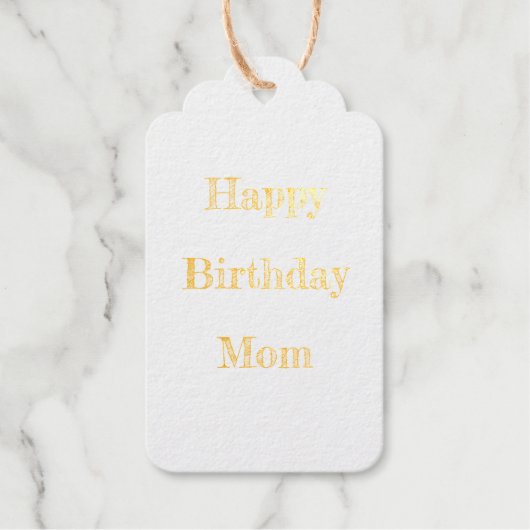 ひまわりクラフト紙 ホイル ギフトタグ (正面)