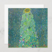 ひまわりクリムトヴィンテージ花アールヌーボー (正面/裏面)