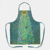 ひまわりクリムトヴィンテージ花アールヌーボー エプロン (正面)