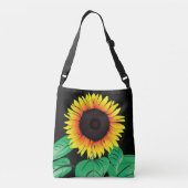ひまわりクロスボディバッグ – 色の選択 クロスボディバッグ (裏面)