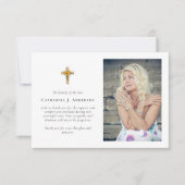 ひまわりクロス写真悔やみや弔慰葬儀記念館 サンキューカード (正面)