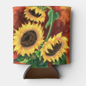 ひまわりクーラーボックス 缶クーラー (正面)