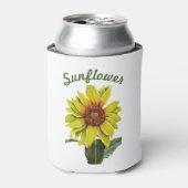 ひまわりクーラーボックス 缶クーラー (缶正面)