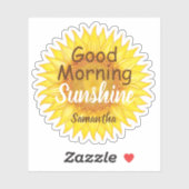 ひまわりグッドモーニングサンシャイカラフルン シール (シート)