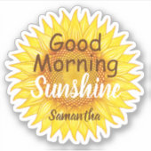 ひまわりグッドモーニングサンシャイカラフルン シール (正面)