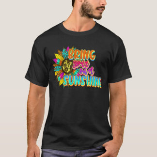ひまわりグラフィック夏かわいいカジュアル2 Tシャツ
