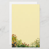 ひまわりグランジ文具 便箋 (正面/裏面)