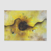 ひまわりグランジ |フローラ切り取り紙切り離し 薄葉紙 (正面)