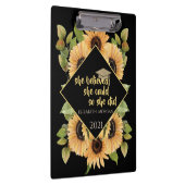 ひまわりグリッター院長キャップ クリップボード (右)