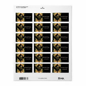 ひまわりグリッター院長キャップ ラベル (フルシート)