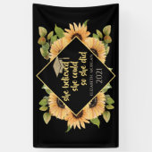 ひまわりグリッター院長キャップ 横断幕 (縦)