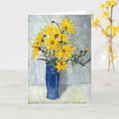 ひまわりグリーティングカード カード (黄色い花)