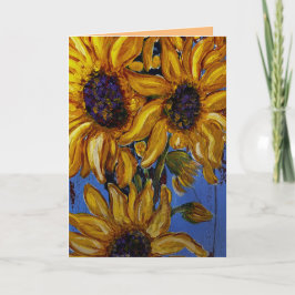 ひまわりグリーティングカード カード