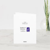 ひまわりグリーティングカード カード (裏面)