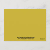 ひまわりグリーティングカード ポストカード (裏面)