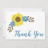ひまわりグレース サンキューカード (正面)