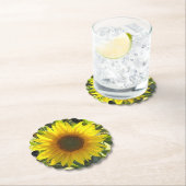 ひまわりグロー紙コースター ペーパーコースター (インサイチュ)