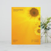 ひまわりグロー レターヘッド (スタンド正面)