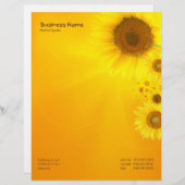 ひまわりグロー レターヘッド (正面/裏面)